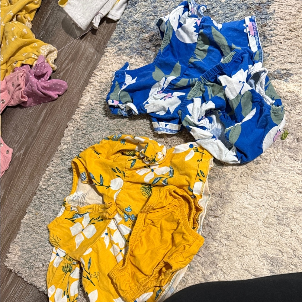 Carter's Blue and Yellow Kids Matching Sets